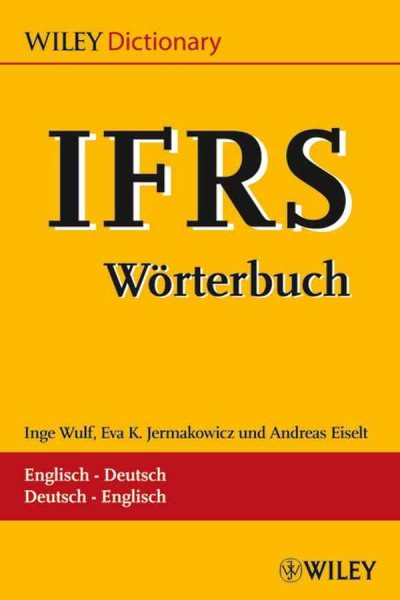 IFRS-Wörterbuch / -Dictionary: Englisch-Deutsch / Deutsch-Englisch. Glossar / Glossary cover