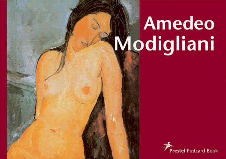 Modigliani Postcard Book (Prestel Postcard Books) (English and German Edition) cover