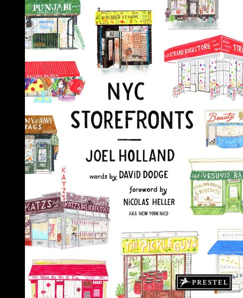 NYC Storefronts: Illustrations of the Big Apple's Best-Loved Spots cover