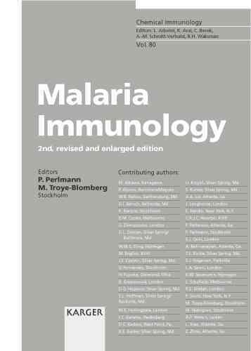 Malaria Immunology (Chemical Immunology)