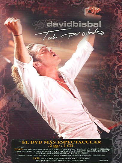 David Bisbal: Todo Por Ustedes [DVD] cover