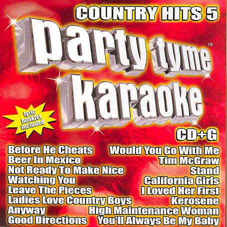 Party Tyme Karaoke: Country Hits 5 cover