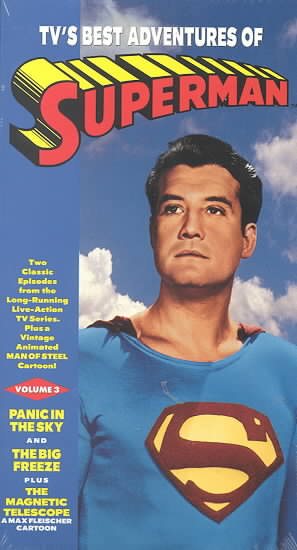 TV's Best Adventures of Superman 3/2 episodes & 1 cartoon cover