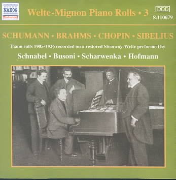Welt-Mignon Piano Rolls-Vol. 3 cover