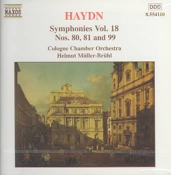 Haydn: Symphonies Nos. 80, 81 & 99 cover
