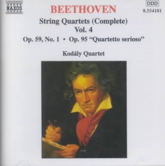 Beethoven: String Quartets, Vol. 4 cover