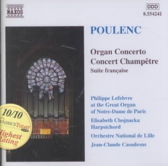 Organ Concerto in G minor / Concert Champetre cover