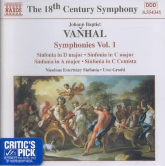 Vanhal: Symphonies Vol.1 cover
