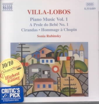 Villa-Lobos: Piano Music Vol. 1 / Rubinsky cover