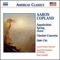 Copland: Appalachian Spring, Clarinet Concerto cover