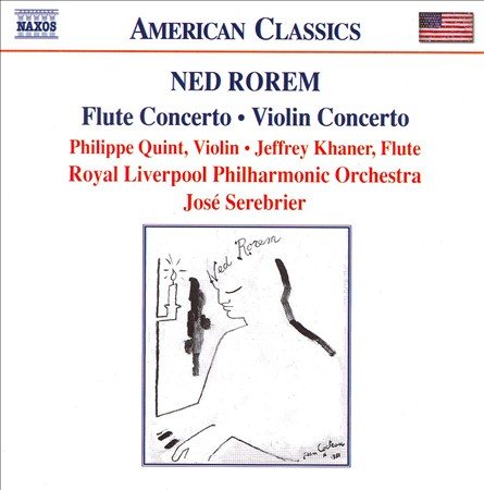 Rorem: Flute Concerto; Violin Concerto cover