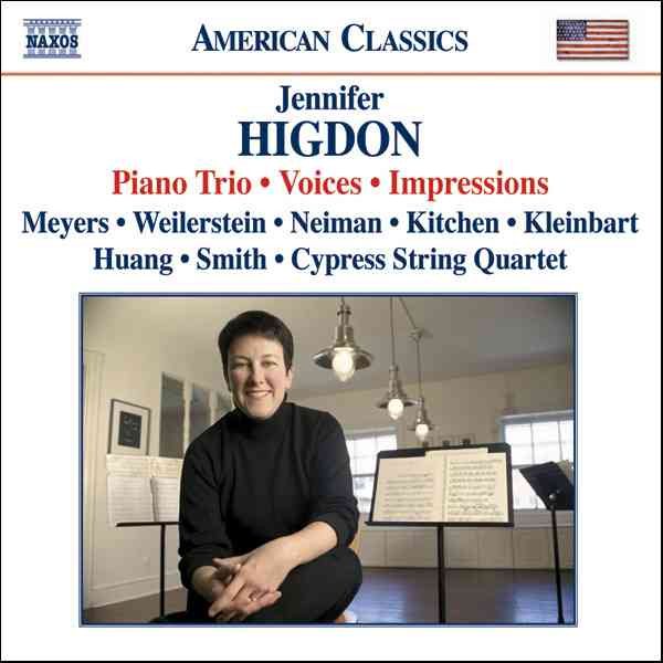 Jennifer Higdon: Piano Trio; Voices; Impressions cover