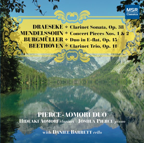 Draeseke: Clarinet Sonata, Op.38; Mendelssohn Concert Pieces Nos.1 & 2; Burgmuller: Duo in E-flat, Op.15; Beethoven: Clarinet Trio, Op.11 cover