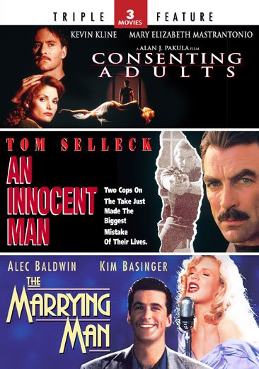 Consenting Adults / An Innocent Man / The Marrying Man - Triple Feature cover