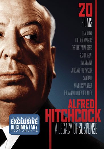 ALFRED HITCHCOCK A Legacy of Suspense 20 FILMS DVD 4-Disc Set