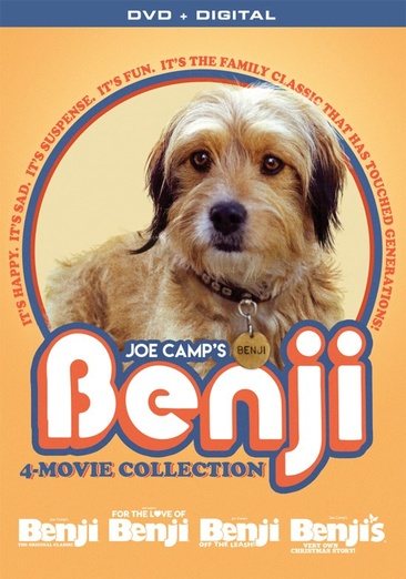 Benji 4 Movie Collection + Digital Copies (DVD)