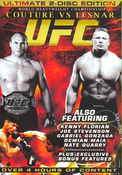 UFC 91: Couture vs. Lesnar cover
