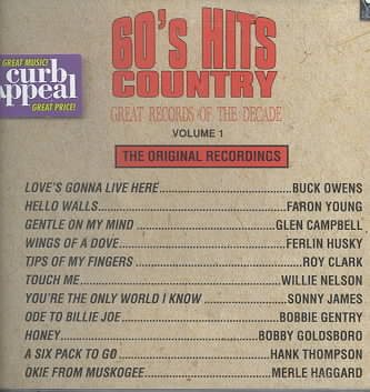 60's Country Hits 1 / Various cover