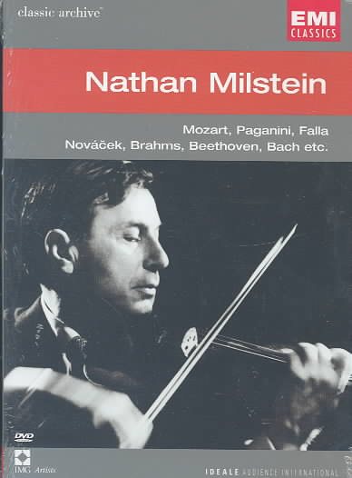 Mozart Violin Concerto / Brahms Violin Concerto etc. / Nathan Milstein (EMI Classic Archive 13) [DVD] cover