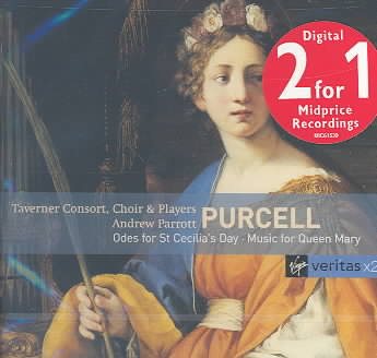 Purcell: Odes for St. Cecilia's Day - Music for Queen Mary / Taverner Consort cover