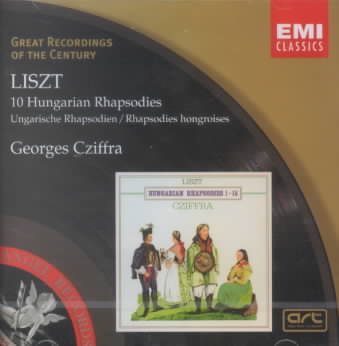 Liszt: 10 Hungarian Rhapsodies cover