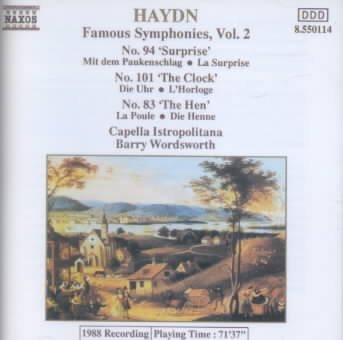 Symphonies 83, 94 & 101 cover