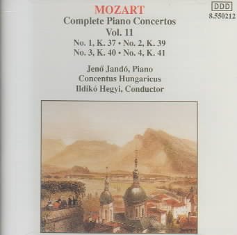 Mozart: Piano Concerti 1-4 cover