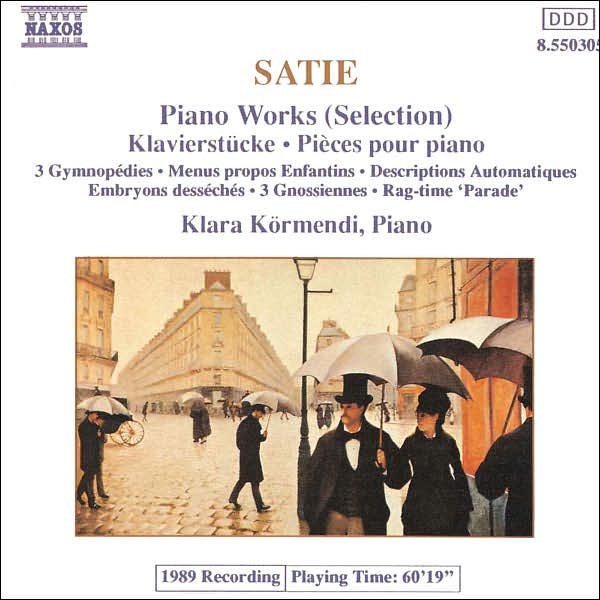 Satie, Gymnopedies (A Selection of Piano Pieces) cover