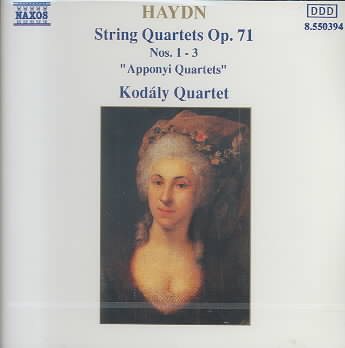 String Quartets Op 71, 1-3 cover