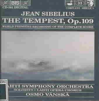 The Tempest Op. 109: World Premiere Recording of the Complete Score cover