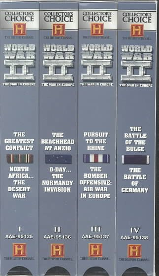 WWII: War Chronicles The War in Europe [VHS]