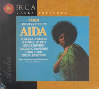 RCA Opera Treasury - Verdi: Aida / Leinsdorf, Price, Domingo, Milnes, Bumbry, et al cover