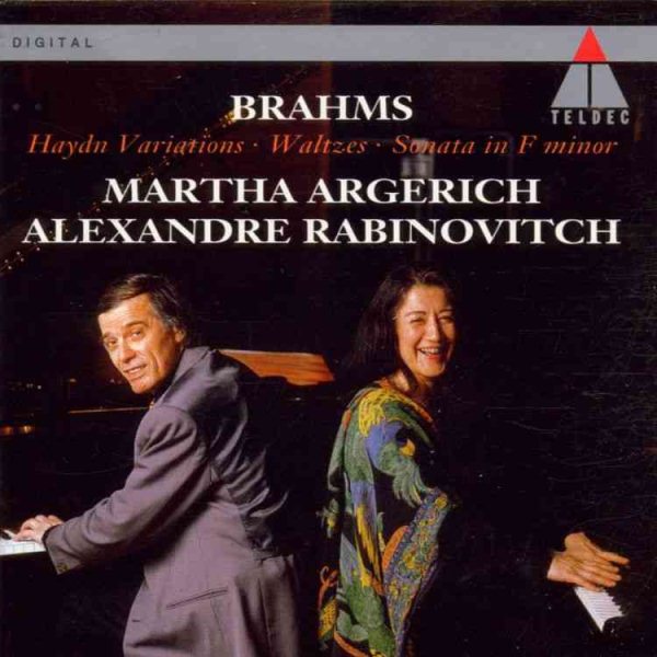 Brahms: Haydn Variations / Waltzes / Sonata for Two Pianos in F minor, Opp. 34b, 39, 56b cover