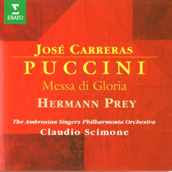 Puccini - Messa di Gloria / Carreras · Prey · LPO · Scimone cover