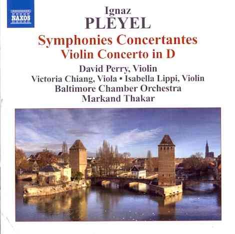 Pleyel: Symphonies  Concertantes/ Violin Concerto cover