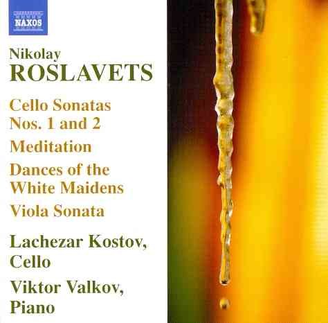 Roslavets: Works for Cello & Piano cover