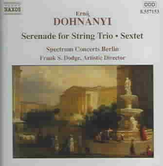 Serenade for String Trio - Sextet cover