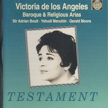 Victoria de los Angeles - Baroque & Religious Arias cover