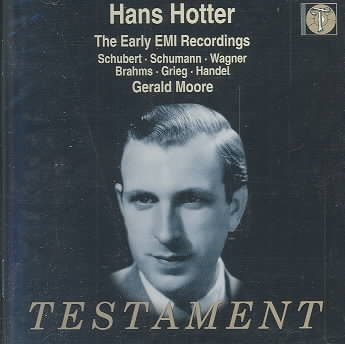 Hans Hotter: The Early EMI Recordings cover