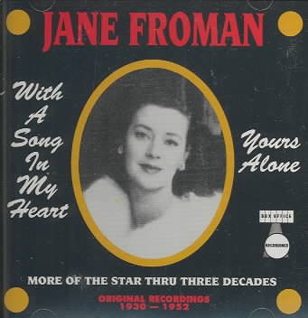 With A Song In My Heart / Yours Alone - Original Recordings 1930-1952 cover