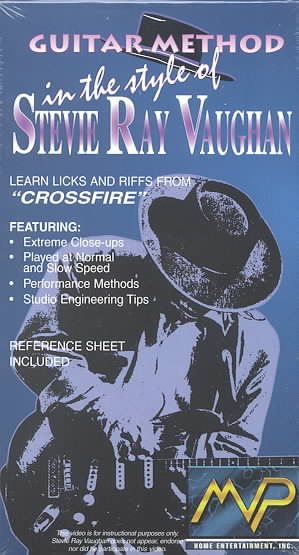Guitar Method: Stevie Ray Vaughan [VHS] cover