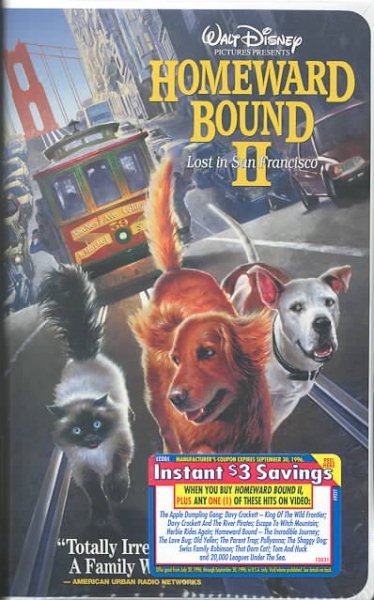 Homeward Bound II - Lost in San Francisco (Walt Disney Pictures Presents) [VHS] cover