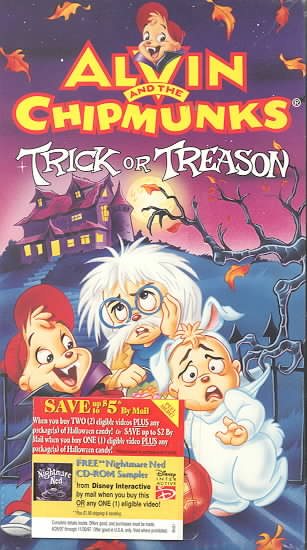 Alvin and the Chipmunks: Trick Or Treason [VHS] cover