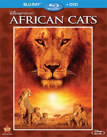 Disneynature: African Cats (Two-Disc Blu-ray/DVD Combo in Blu-ray Packaging) cover