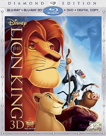 The Lion King (Four-Disc Diamond Edition Blu-ray 3D / Blu-ray / DVD / Digital Copy) cover