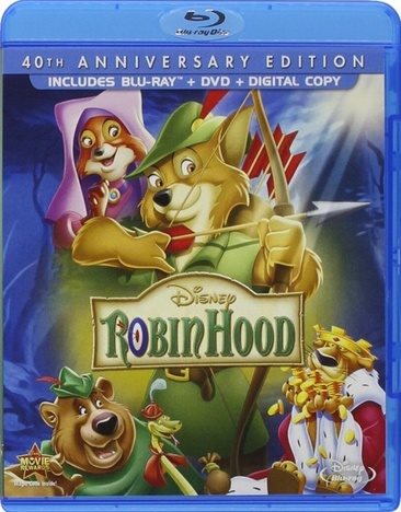 Robin Hood: 40th Anniversary Edition (Blu-ray + DVD + Digital Copy) cover