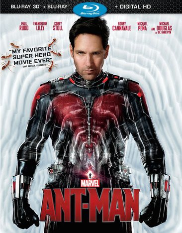 Ant-Man [Blu-ray+ Digital Copy + 3D + Blu-ray + Digital HD] cover
