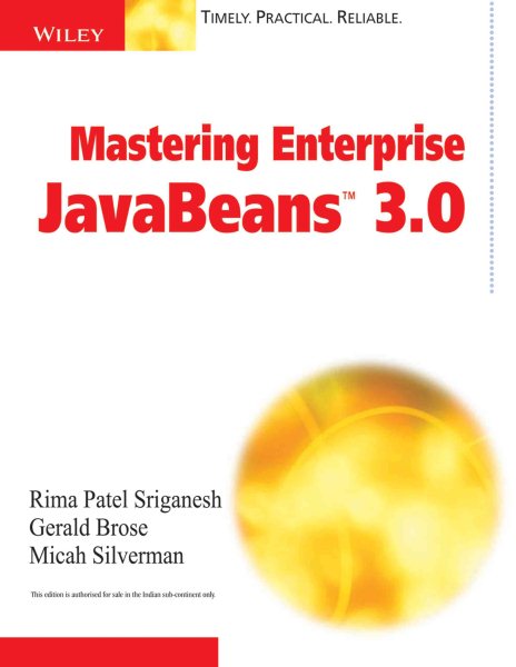 Mastering Enterprise JavaBeans 3.0 cover