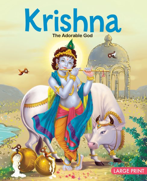 Krishna The Adorable God: Large Print cover