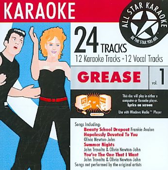 Karaoke: The Hits Of Grease, Vol. 1 cover